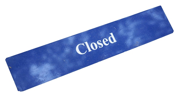 Closed sign transparent PNG