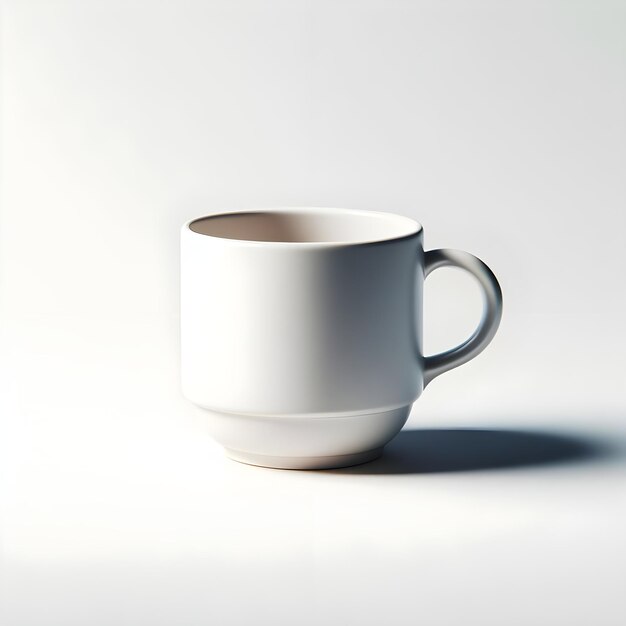 Photo a closedup shot of a blank coffee mug mockup