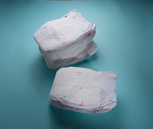 Closes up of Baby Diapers детское нижнее белье