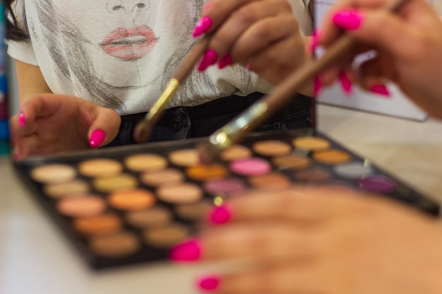 closeup of abeauty spa salon