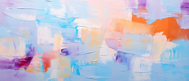 Клоуз-ап абстрактной грубой красочной многоцветной художественной картины