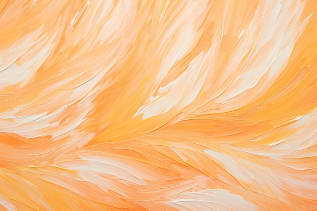 Closeup of abstract soft pastel orange art painting texture