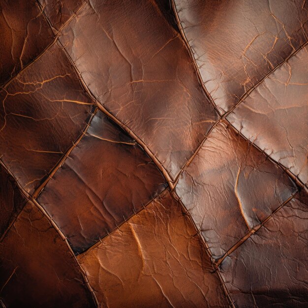 Closeup of Aged Leather