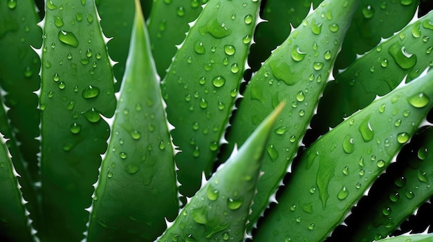 closeup of an aloe vera plant skincare product promotions