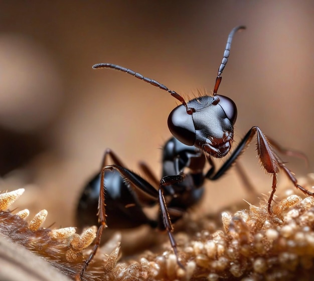 closeup of an ant