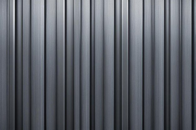 Closeup background vertical lines full frame Gray steel wall abstract textured Art concept and style for design textures and wallpaper Copy space