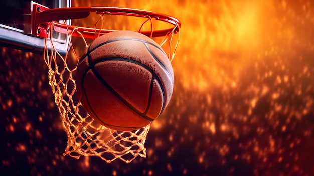 closeup of basketball not score gold