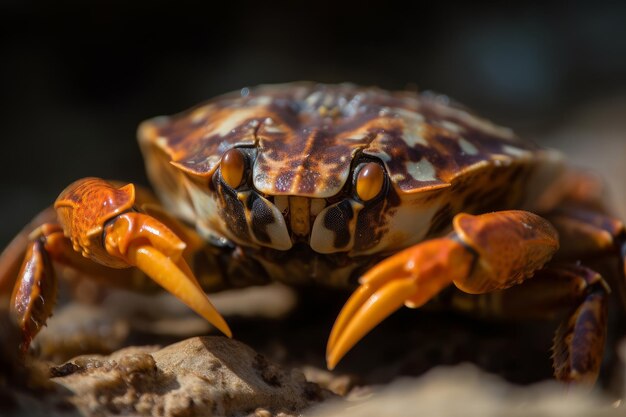 Closeup of a Beach Crab