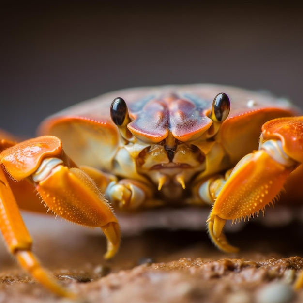 Closeup of a Beach Crab