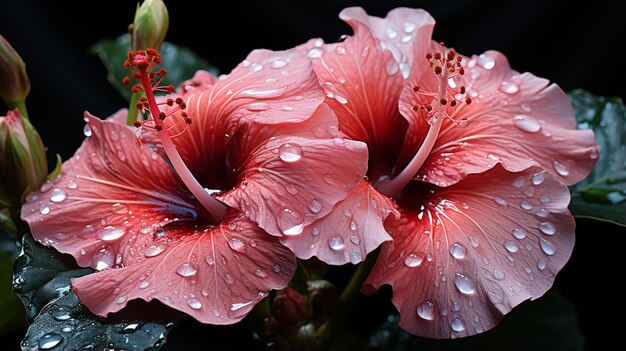 closeup of beautiful flowers