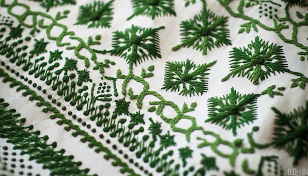 a closeup of a beautifully embroidered Pakistani textile