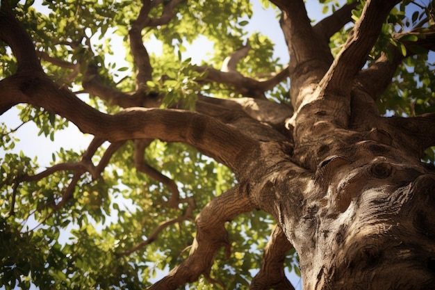 Closeup of a Bel Patra Tree