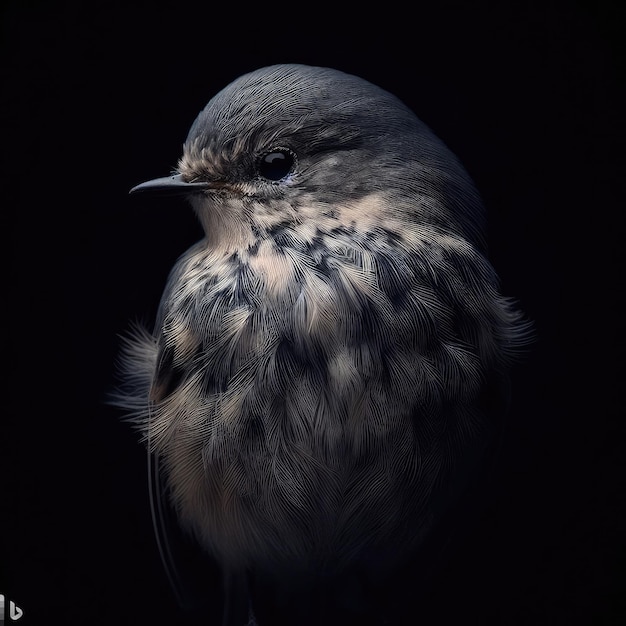 A closeup of a bird