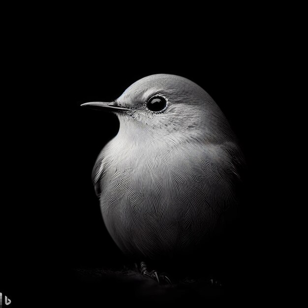 A closeup of a bird