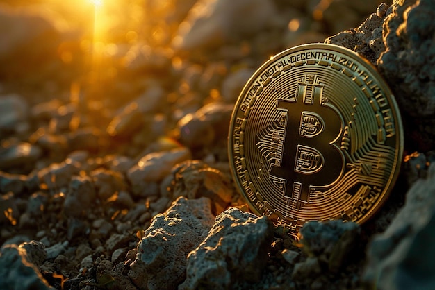 CloseUp Bitcoin Exploring Digital Currency