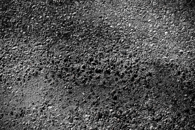 Closeup of black concrete wall