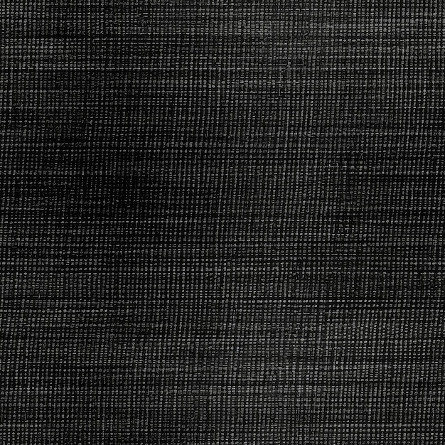 Closeup of a black linen texture with a subtle pattern