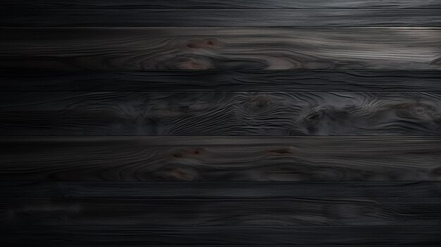 Photo closeup black wooden background in the style of