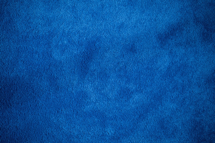 Photo closeup blue carpet background, wallpaper