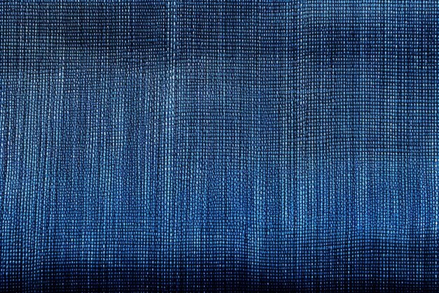 Closeup of blue fabric texture for background