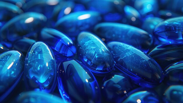 Photo closeup of blue stones