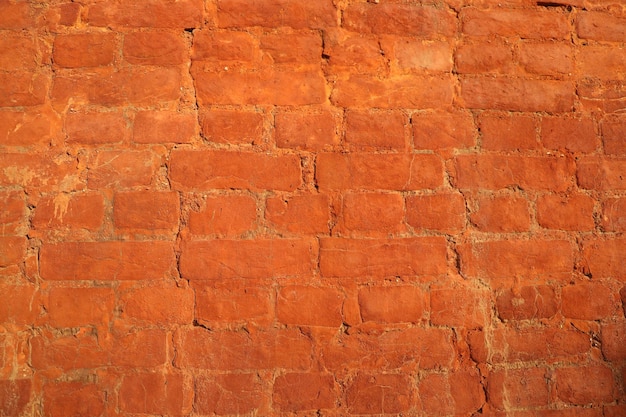 Closeup of a brick wall background