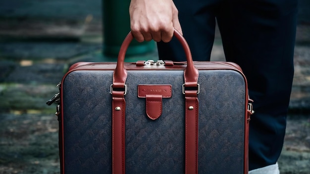 Closeup of a briefcase