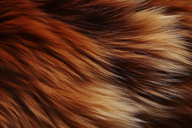 Closeup of Brown and Black Animal Fur