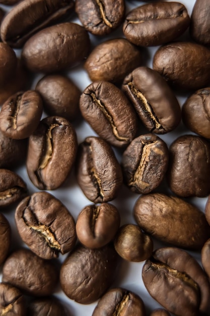 Primo piano del fondo marrone del caffè