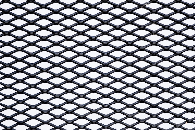 Closeup cage background dark tone, net texture