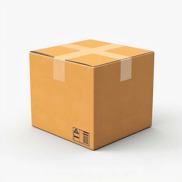 closeup cardboard box clear window emote stock simple form simplified forms centered position status