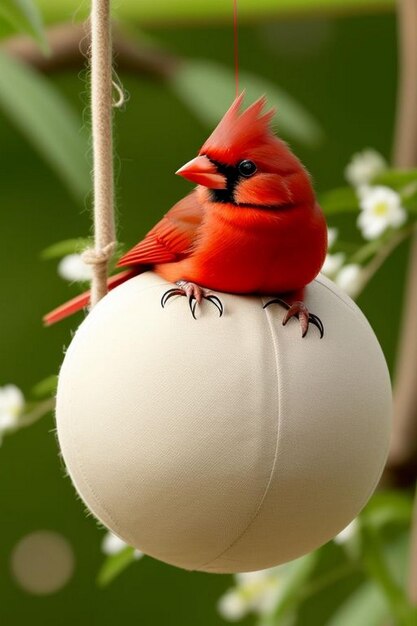 Photo closeup of cardinal bird