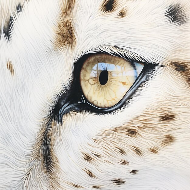 Closeup of an cheetah eye