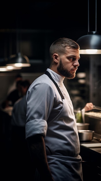 CloseUp of a Chef Cooking