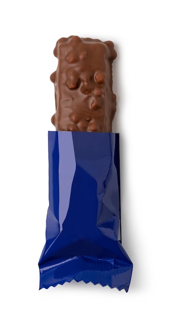 Closeup of chocolate bar