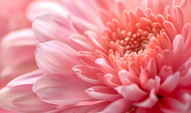Closeup of chrysanthemum