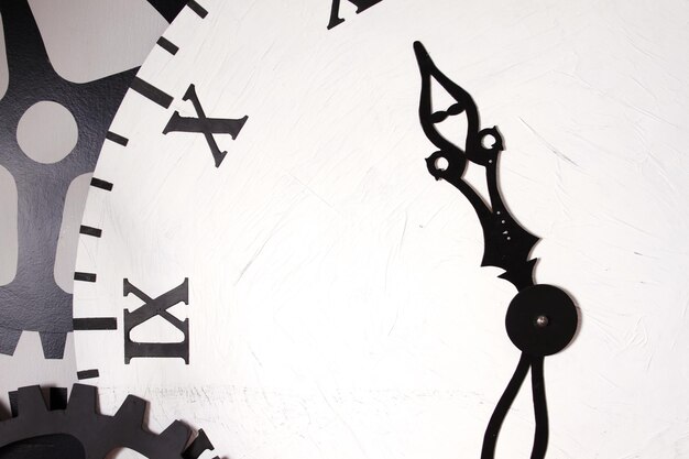 Closeup of a clock face Background