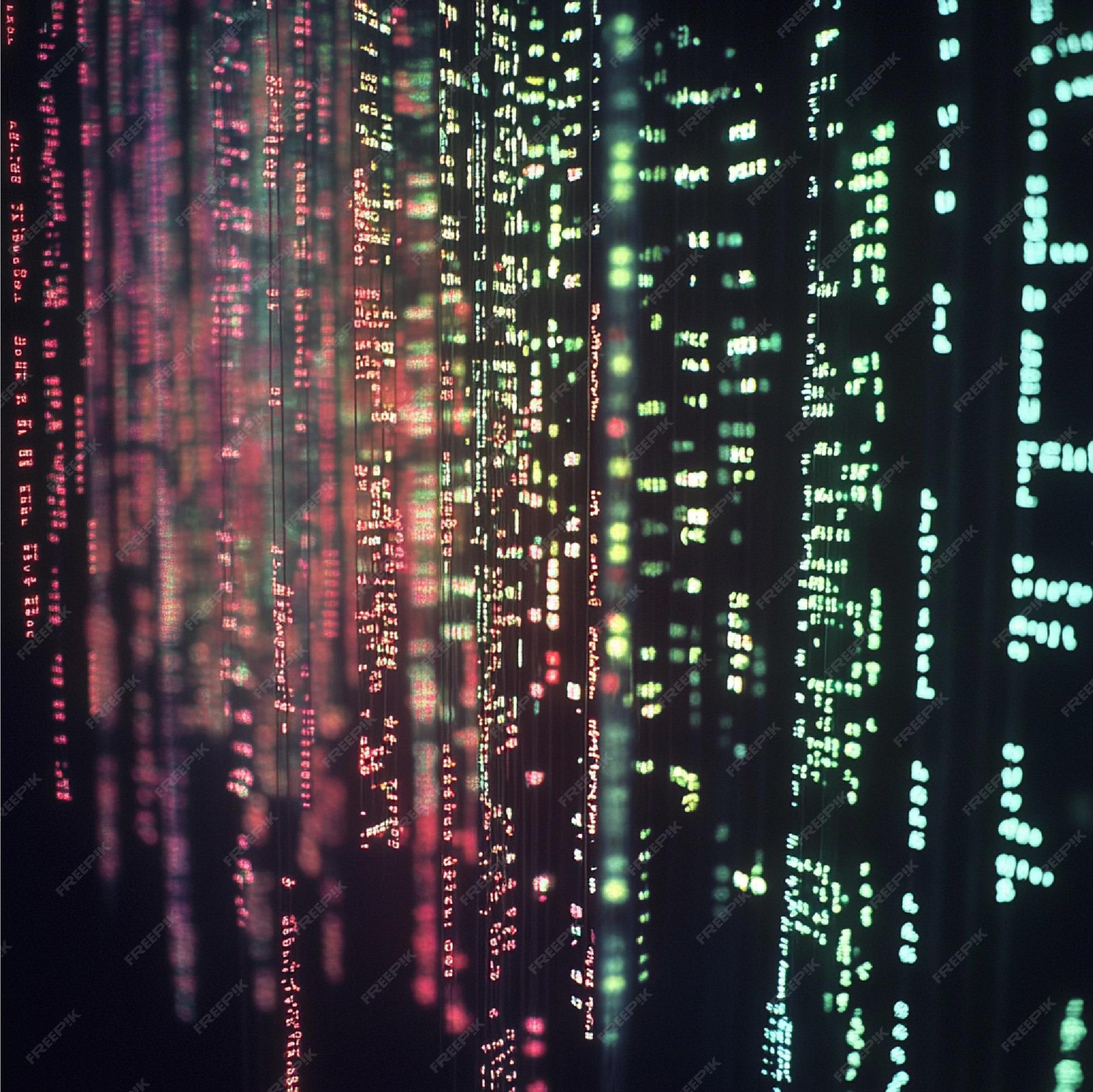 A closeup of code snippets and programming languages used in software ...