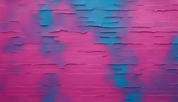 Closeup of colorful pink purple blue urban wall texture