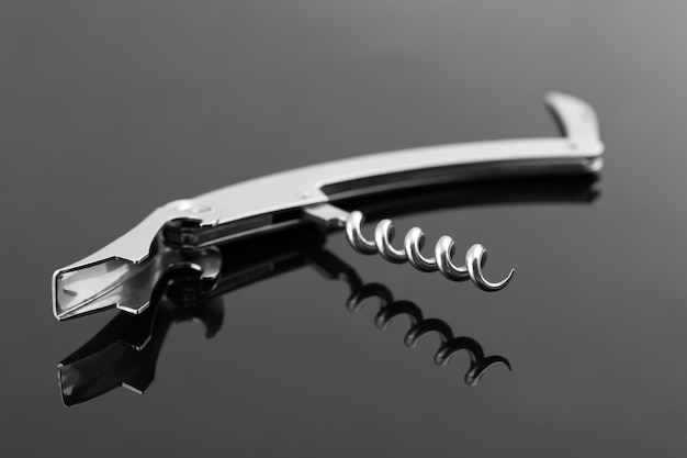 Closeup of corkscrew