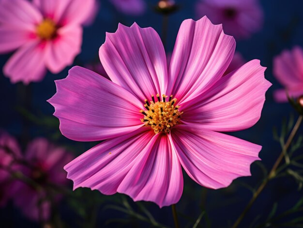 Photo closeup of a cosmos flower