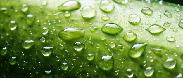 Photo closeup of a cucumber surface displaying the rich texture and patterns of this healthy vegetable ai generative