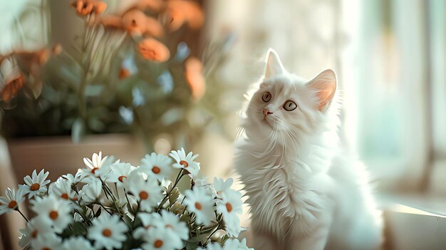Photo a closeup of a cute kitten looking into the cameragenerated by artificial intelligence