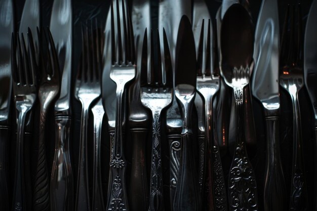 Photo closeup cutlery photo