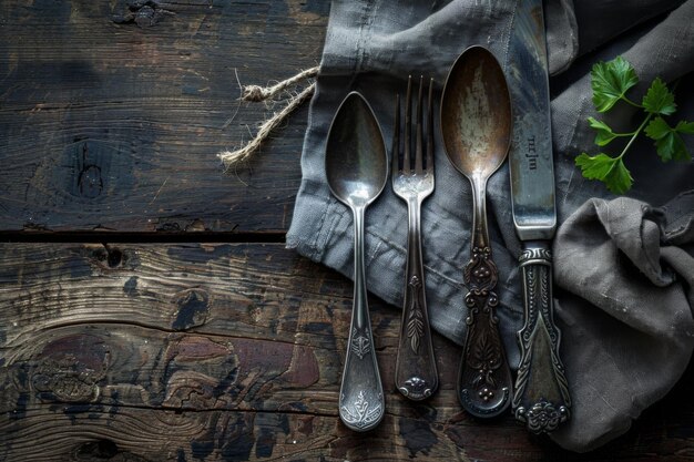 Photo closeup cutlery photo