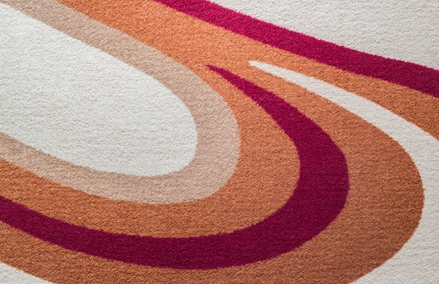 Closeup detail of carpet pattern and texture background