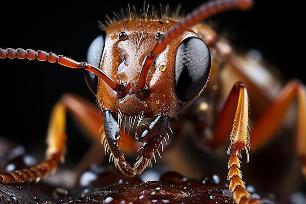 Closeup of a Detailed Ant