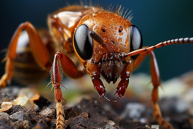 Closeup of a Detailed Ant