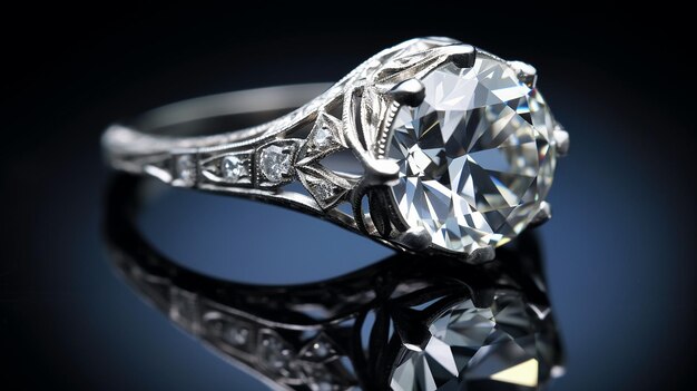 CloseUp of Diamond Ring