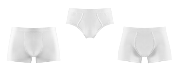 Photo closeup of different mens underwear